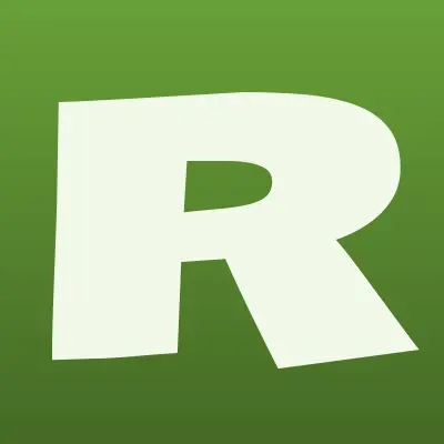Роза, магазин продуктов, лого-визитка